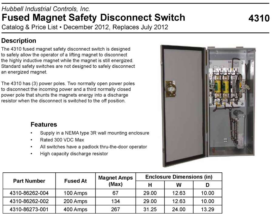 Products Disconnect Switches